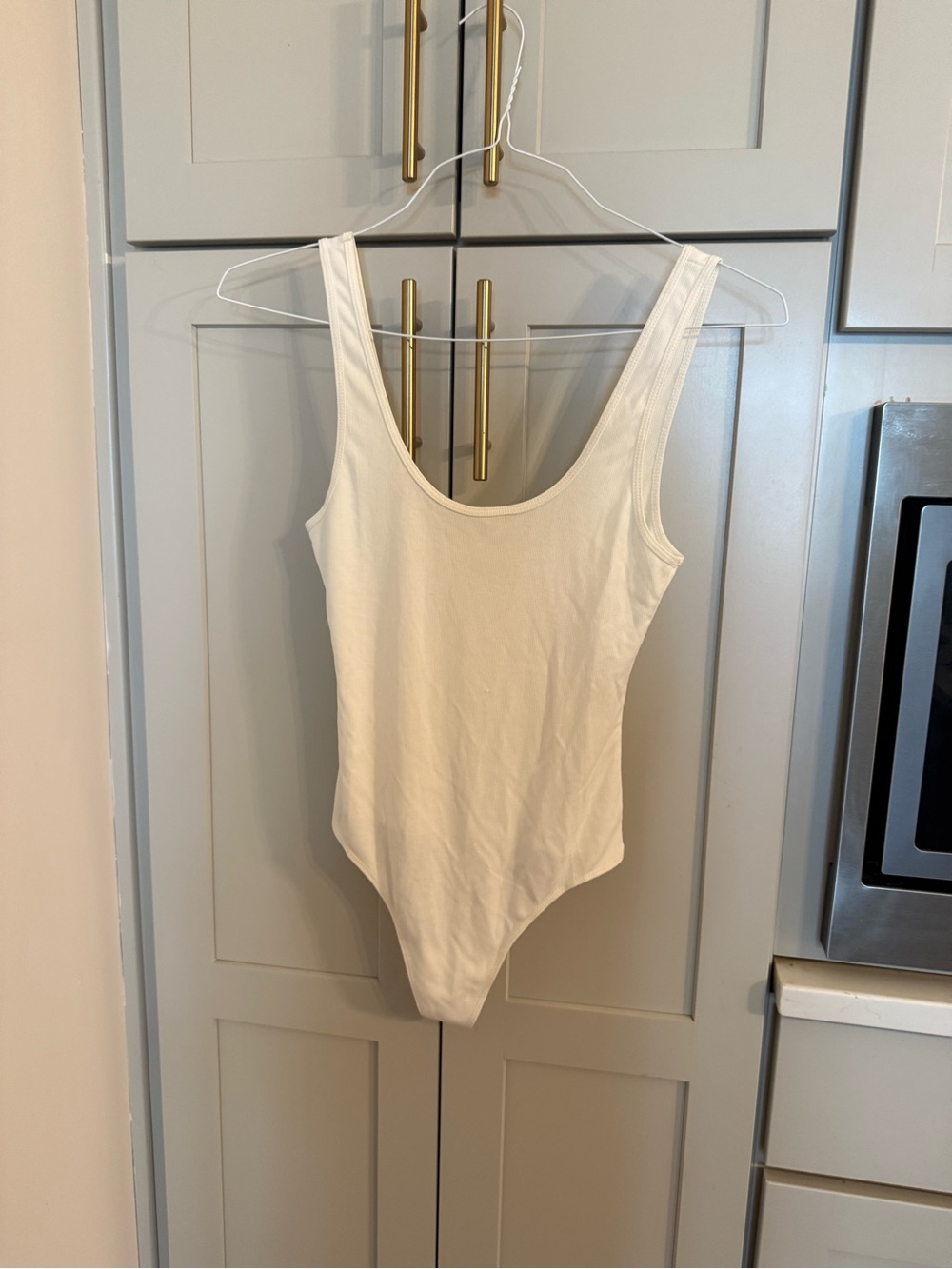 Aura Women’s Small Ivory Bodysuit One Piece